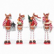 7.5-inch Polyresin Christmas Deers images