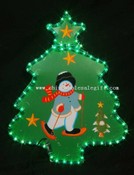 christmas tree with snowman images
