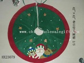santa&snowman tree-skirt 2/s images