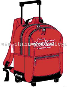 International Coca-Cola Rolling Backpack