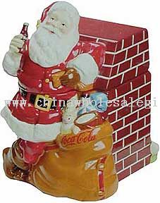 Santa with Bag of Toys Coca-Cola Cookie Jar