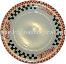 Check Coca-Cola Dinner Plate Set 4