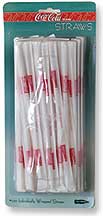 Wrapped Coca-Cola Straws