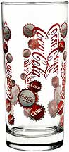 Coca-Cola Bottle Caps Cooler Glasses Set 4