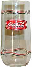 Coca-Cola Glass Retro Cooler 16 oz Set 12