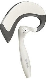Original Nokia HS-4W Bluetooth Boom Headset - Silver