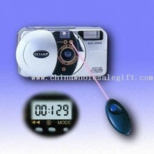 Focus-Free Zoom Camera with LCD, Self-Timer images