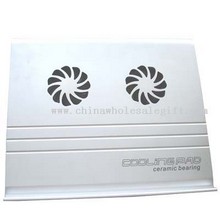 Cooler Pad with 2 fans in Aluminum with USB HUB images