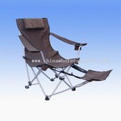Luxurious camping chair with big size & foot-rest images