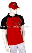 Short sleeve polo shirt with 3 button images
