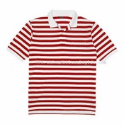 100% Combed Cotton Pique Striped Shirt images