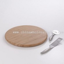 pizza set with bamboo board images
