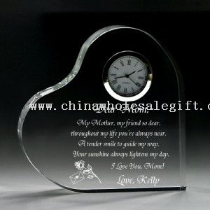 Dear Mom Heart Clock