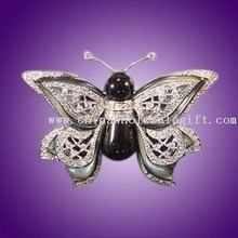 Butterfly-shaped Bud Brooch images