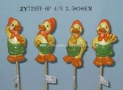 Ceramic Duck with Stick images