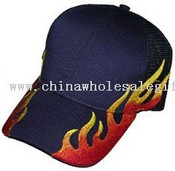 cahaya kapas disikat twill dan mesh topi Baseball images