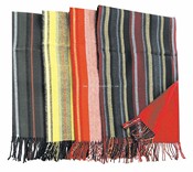Checked woven scarf images
