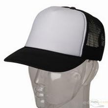 Foam Mesh Cap / Black White images