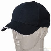 6 panel atletisk Mesh Cap / marinblå images