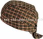 Printing check cotton tie up kid cap small picture