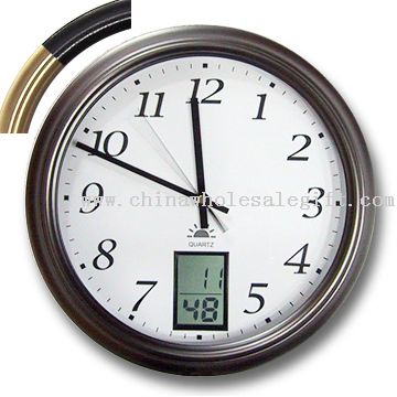 SCM1321 Metal DST AUTO / RC Wall Clock
