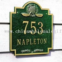 Personalized Gifts - Club Classics Golf Address Plaque images