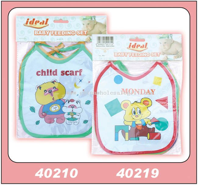 2PCS BABY BIB PVC China