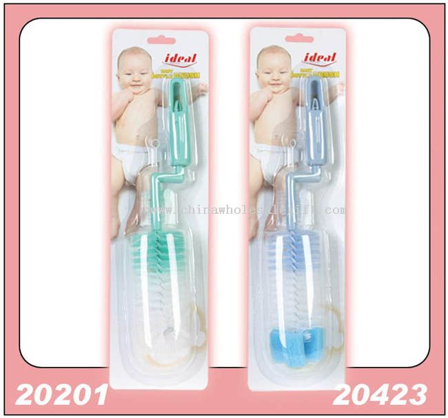 2PC BOTTLE BRUSH SPONGE China