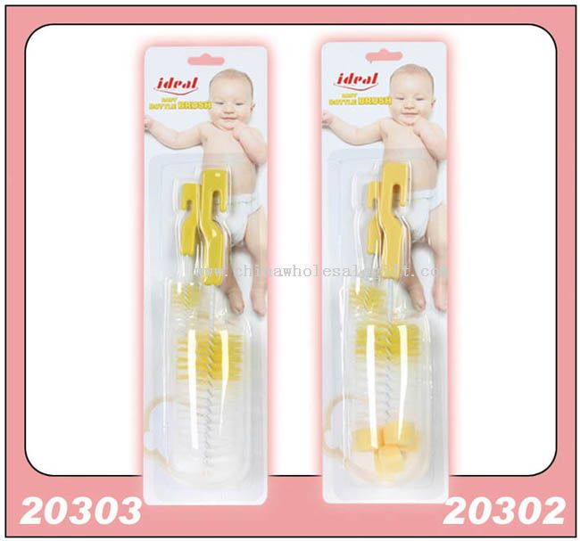 2PC BOTTLE BRUSH SPONGE