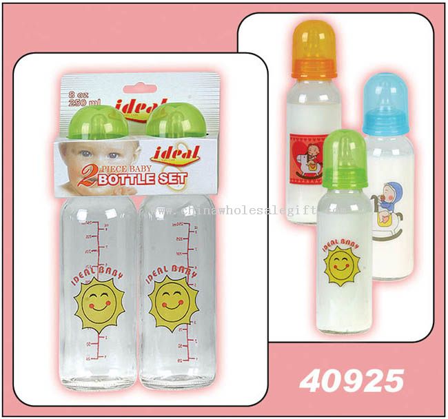 2PCS 8OZ / 25OML GLASS BOTTLE
