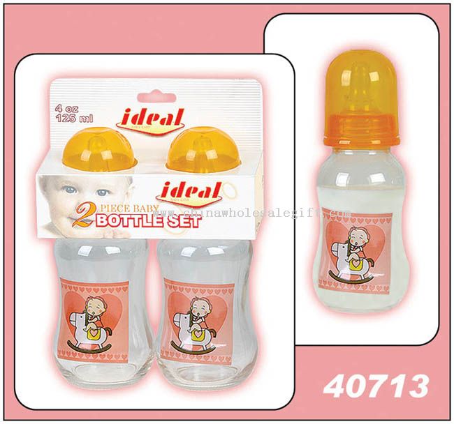 2PK 40Z GLASS BOBY BOTTLE