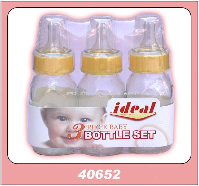 3PCS 4OZ / 125ML GLASS BOTTLE / SHRINK WITH LABEL China
