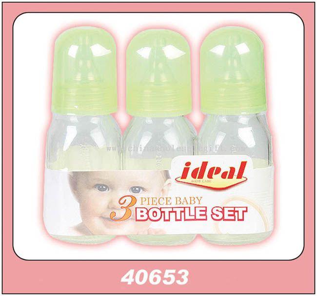 3PCS 4OZ / 150ML GLASS BOTTLE / SHRINK WITH LABEL