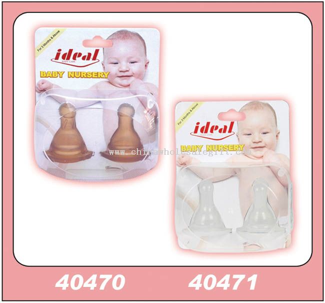 2PC RUBBER NIPPLES