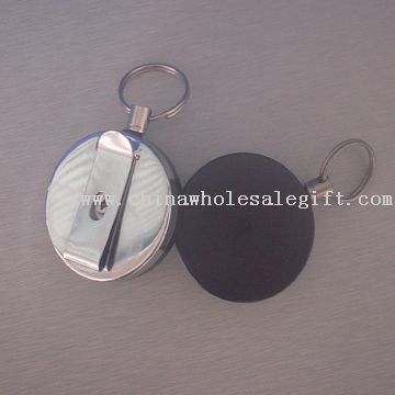 retractable badge holder round shape