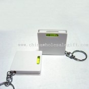 key ring tape measure square shape with water level images