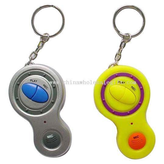 Recorder keychain
