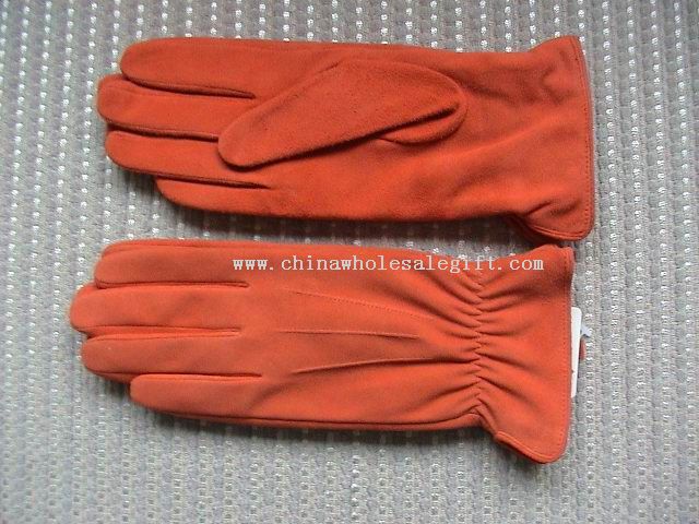 Ladies pig suede glove