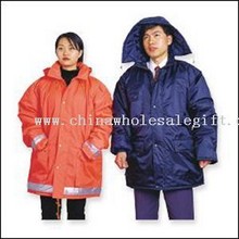 190T 70D nylon/pvc backing parka images