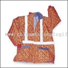 HIGH VISIBLITY EN471 ORANGE NYLON 3 IN 1 SAFETY PARKA images