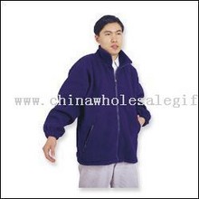 warm poly fleece wind jacket images