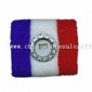 80% cotton 20% lycra terry wrist bands with watch small picture