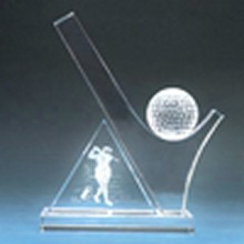 Crystal Trophy-Golf images