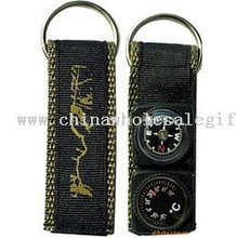 Compass keychain lanyard images