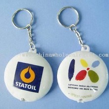 Novelty Round LED Keychain Light images