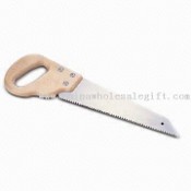 Wooden Handle Pruning Saw with PVC Anti-rust Coating and Triple Teeth images