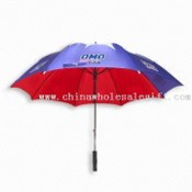 Golf Umbrella with Wind-resistant Black Fiberglass Frame images