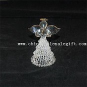 Angel Designed Christmas Glass Ornament images