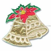 Sew-On Patch in Christmas Bells Design images