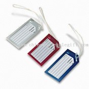 Aluminum Luggage Tag with PVC Strap images